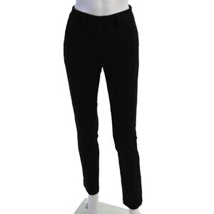 Masons Womens Studded Detail Pocketed Straight Leg Pants Black Size 42